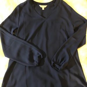 Charming Charlie’s Dark navy blouse